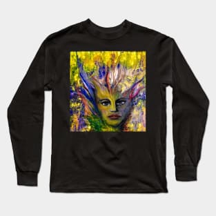 Vibrant Woman Long Sleeve T-Shirt